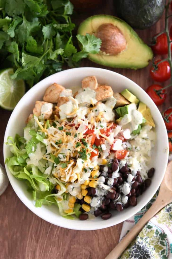 Easy Chicken Burrito Bowls